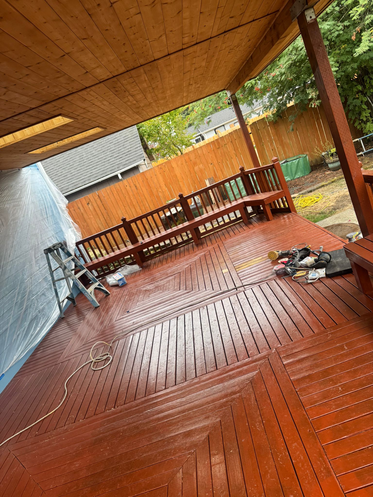 Interior living room repaint in Renton, Washington by Torres Remodel